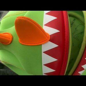 KIDS 3D Dinosaur BACKPACK Neoprene, Graphics, Straps, Pockets, Carrying Handle